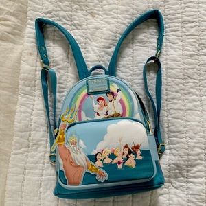 Brand new Disney loungefly Ariel small backpack